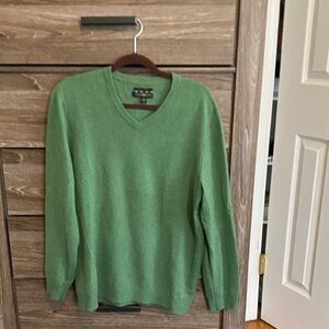 Club Room Green V-Neck Sweater